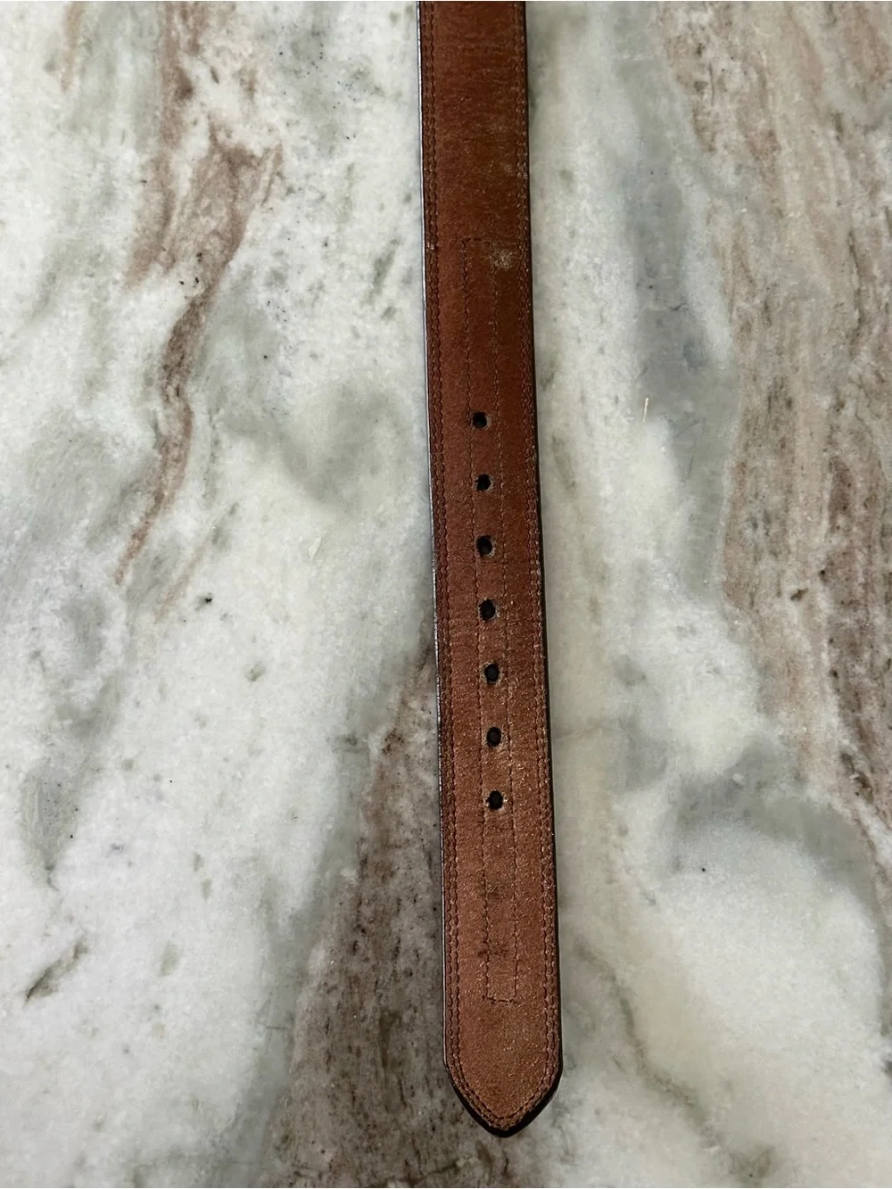 Camo & Brown Leather Lined Belt - Camouflage / Outdoor / Hunting / Fishing
